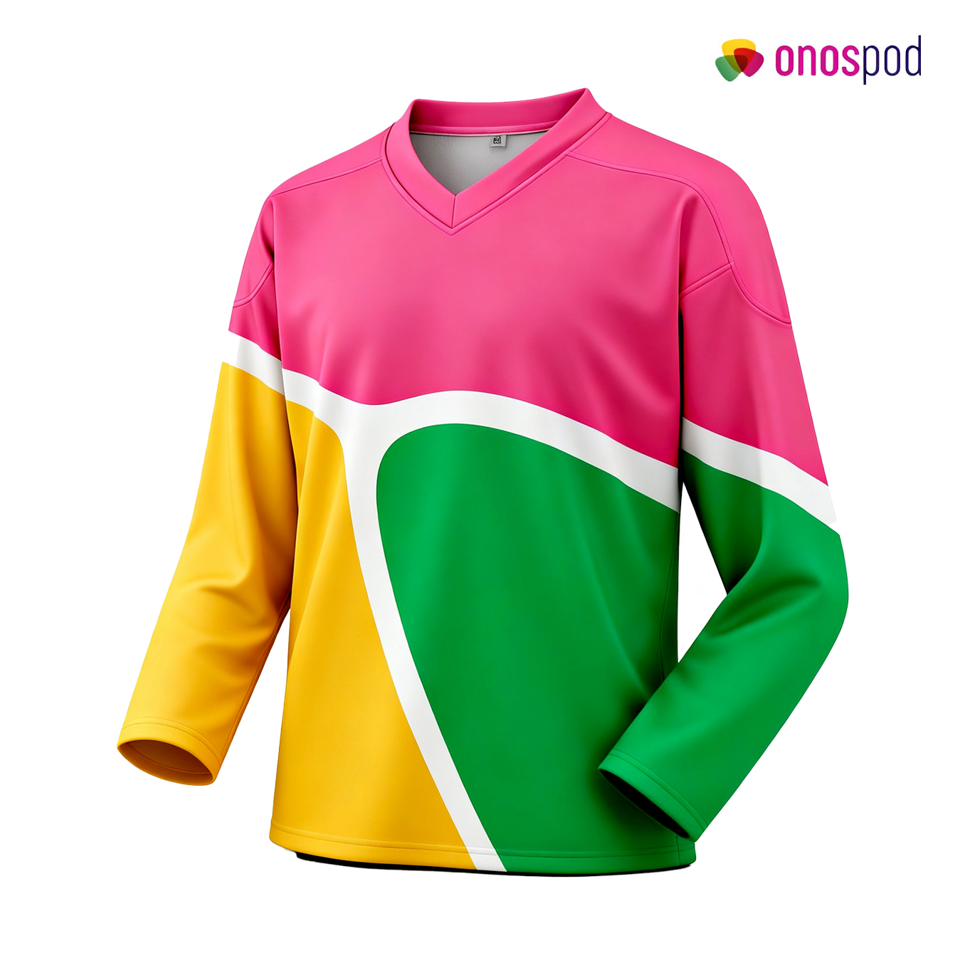 All-Over Print V-Neck Hockey Jersey 1 All-Over Print V-Neck Hockey Jersey