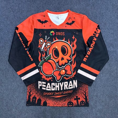 All-Over Print V-Neck Hockey Jersey