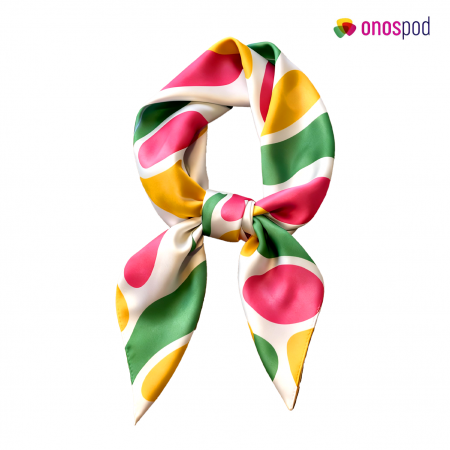 AOP Single-Layer Smooth Satin Bandana