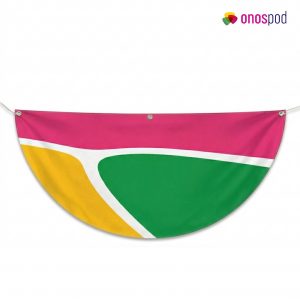 Semicircle Fence Flag