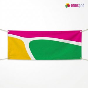 Rectangle Fence Flag