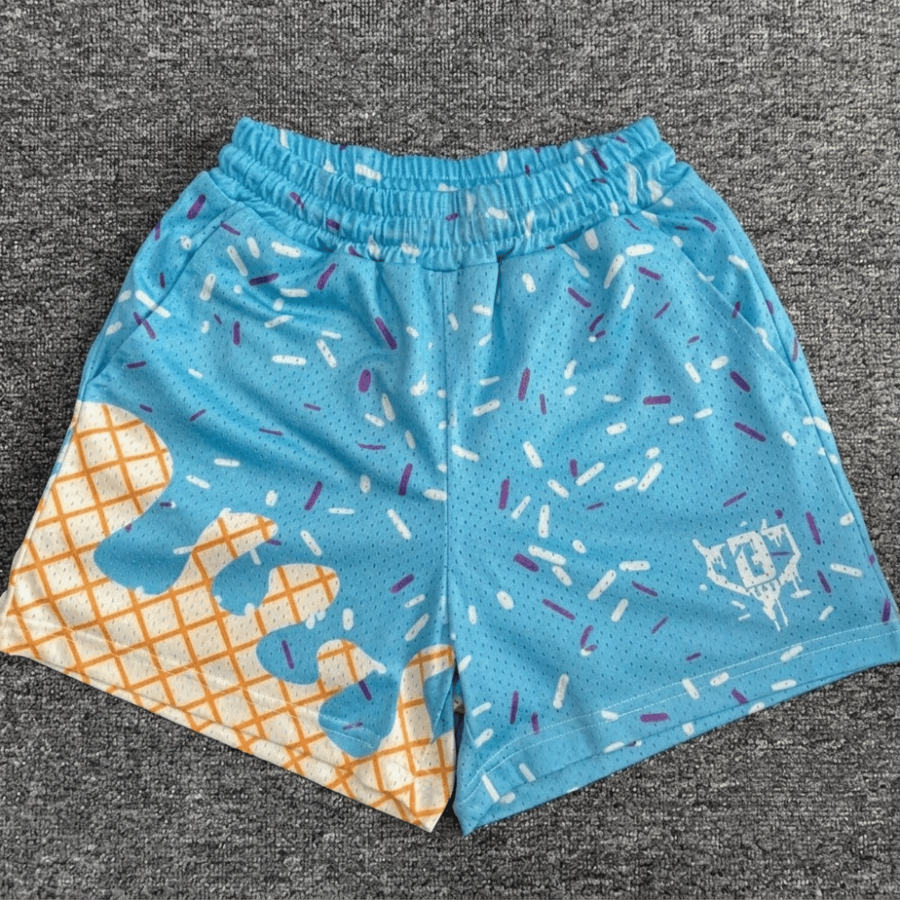 AOP Youth Sport Mesh Shorts without Drawstring 2 AOP Youth Sport Mesh Shorts without Drawstring - Image 2