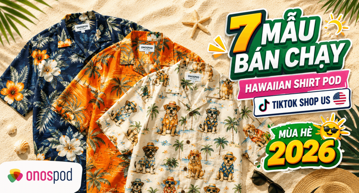 Hawaiian shirt POD TikTok Shop US