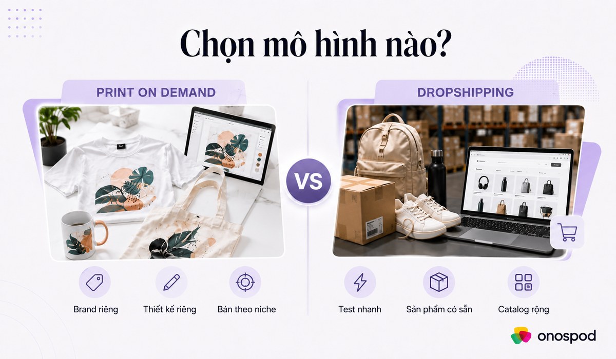 So sánh Print on demand VS Dropshipping: Mô hình nào phù hợp hơn cho seller mới? 10 print on demand vs dropshipping