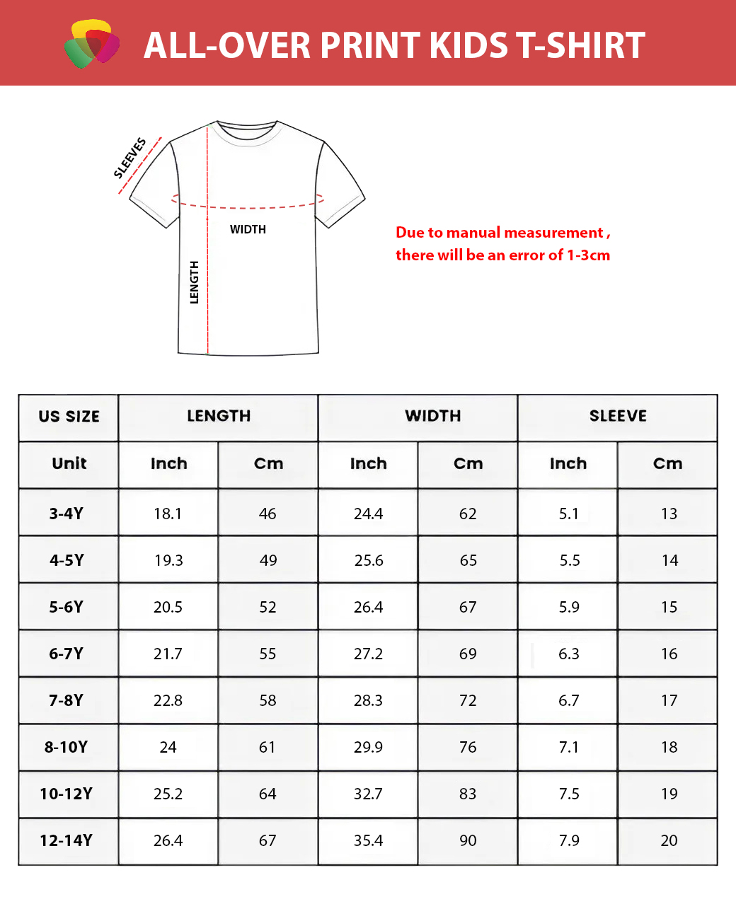 All-Over Print Kids T-Shirt 2 All-Over Print Kids T-Shirt - Image 2