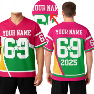 AOP Overlap V-Neck Mesh Football Jersey Ver 2
