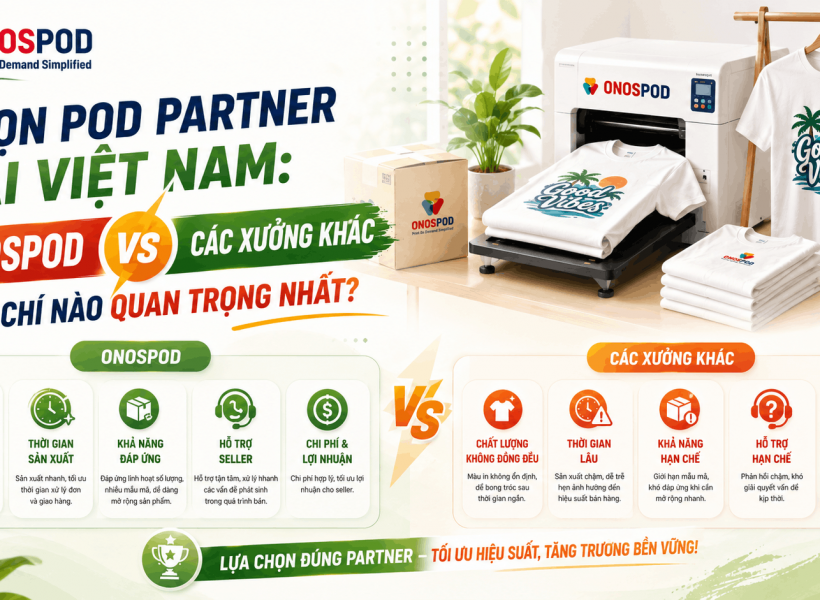Chọn POD Partner Tại Việt Nam