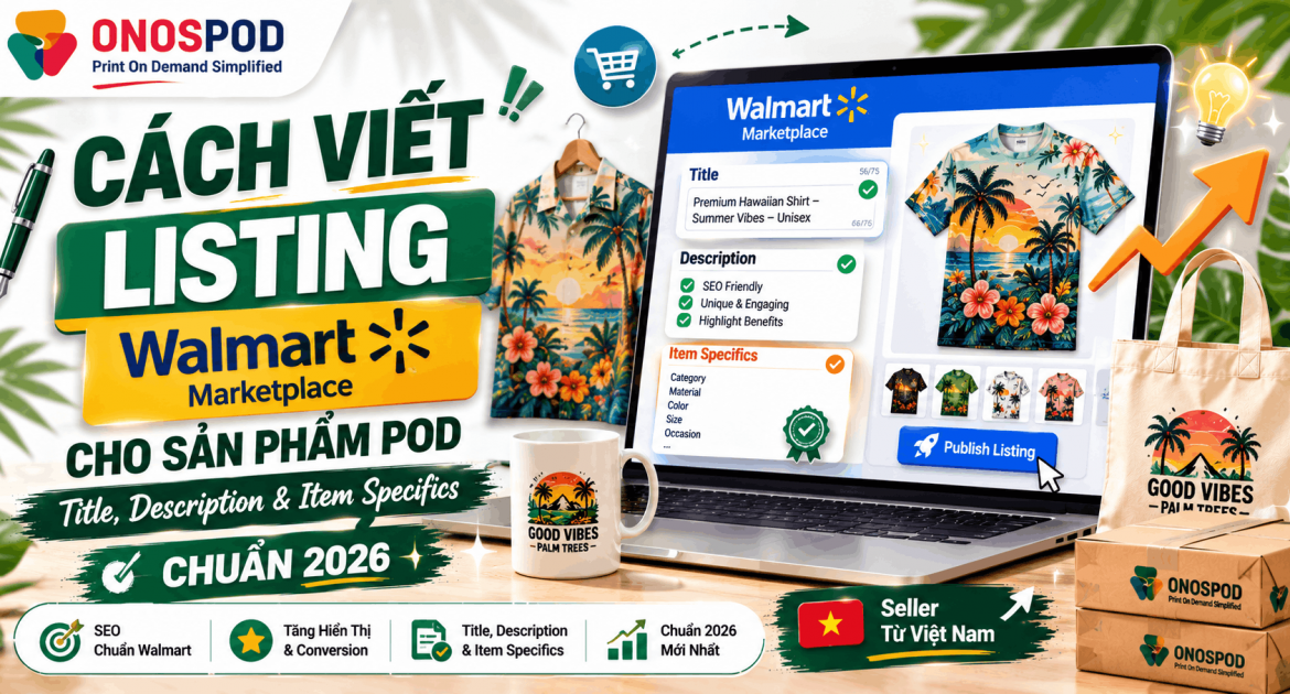 cách viết listing Walmart Marketplace