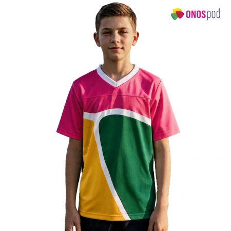 Home 53 AOP Kids and Youth Mesh V-Neck Football Jersey