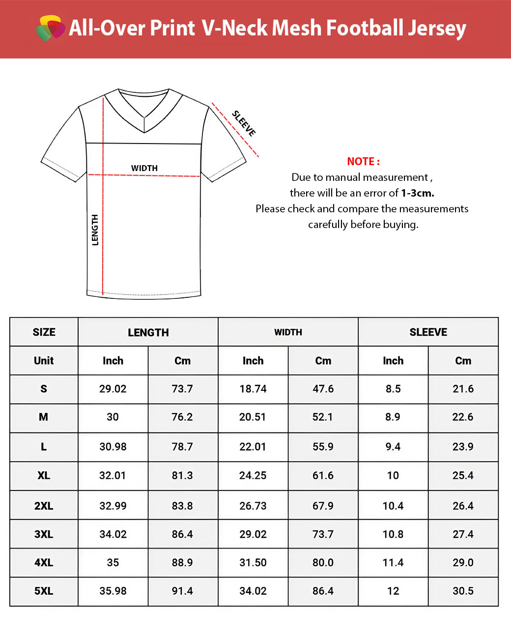 All-Over Print V-neck Mesh Football Jersey 2 All-Over Print V-neck Mesh Football Jersey - Image 2