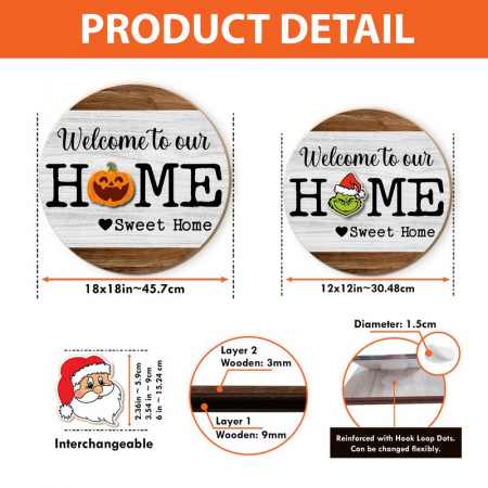 Custom Interchangeable Wooden Sign
