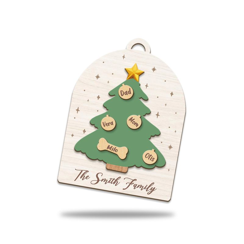 3 Layered Wooden Ornament 1 3 Layered Wooden Ornament