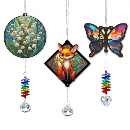 Suncatcher With Crystal Charm