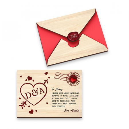Wooden Love Letter