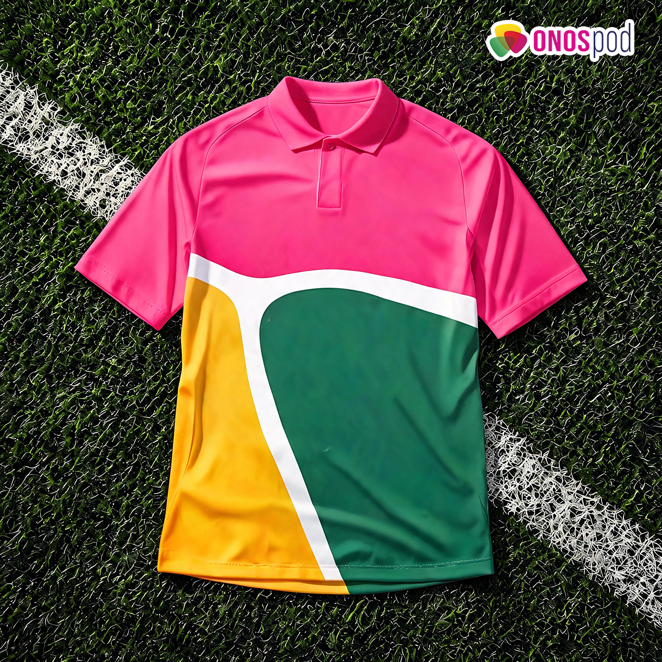 All-Over Print Raglan Men's Polo Shirt 1 All-Over Print Raglan Men's Polo Shirt