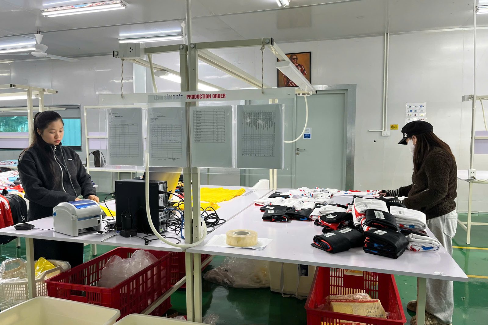 eBay POD order production and quality control at Onospod Vietnam factory