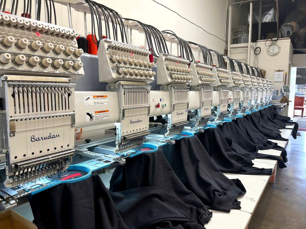 Custom Apparel Manufacturer 30 embroidery