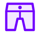 AOP shorts icon