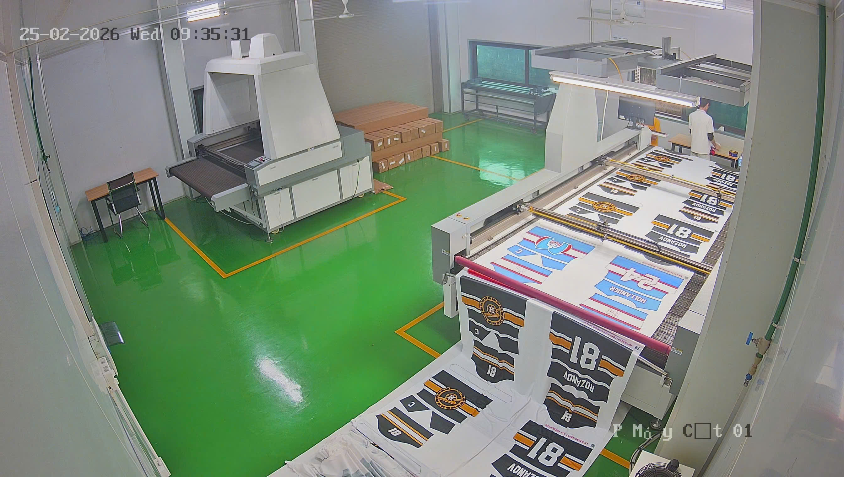 Print on Demand Manufacturer 12 Onospod sublimation printing room — custom jerseys in production, Hanoi