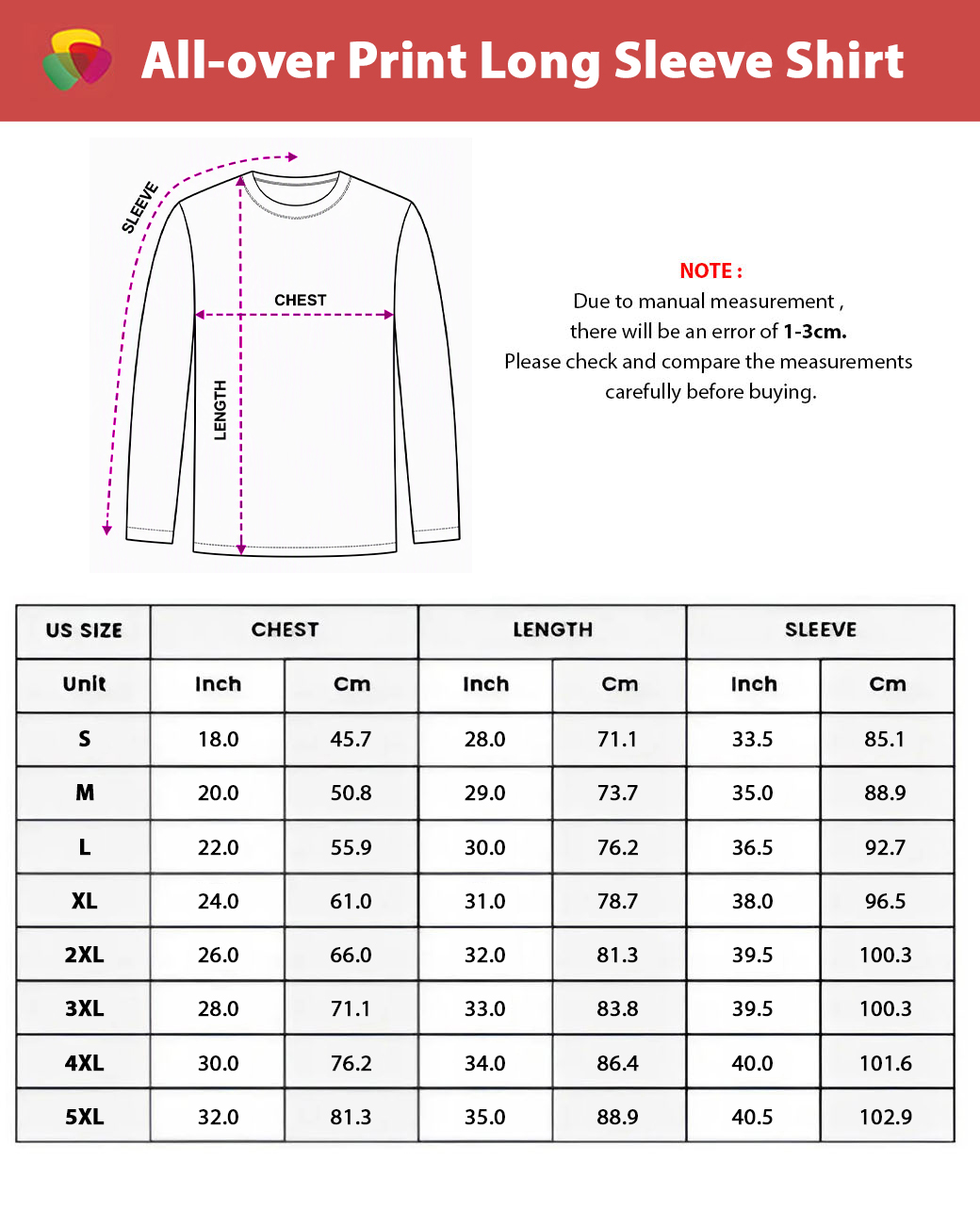 All-Over Print Long Sleeve Shirt 2 All-Over Print Long Sleeve Shirt - Image 2