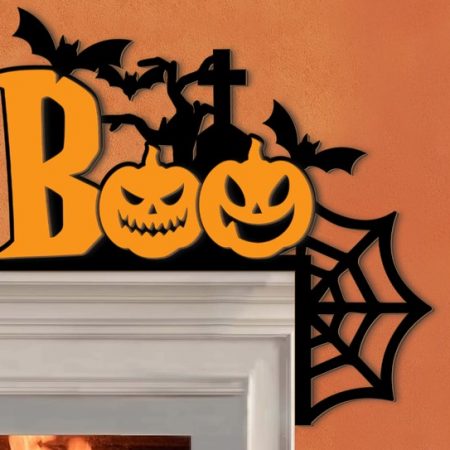 Home 47 Wooden Door Corner Sign - 2 layers